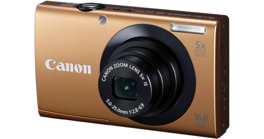Canon-PowerShot A3400 IS HD Digitale Compact Camera - Goud Tweedehands