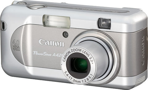 Canon-PowerShot A420 Digitale Compact Camera - Zilver (In doos) Tweedehands