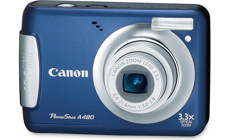 Canon-PowerShot A480 Digitale Compact Camera - Blauw Tweedehands