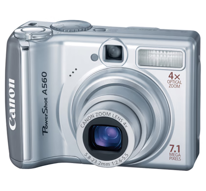 Canon-PowerShot A560 Digitale Compact Camera - Zilver (In doos) Tweedehands
