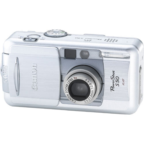 Canon-PowerShot S50 Digitale Compact Camera - Zilver Tweedehands