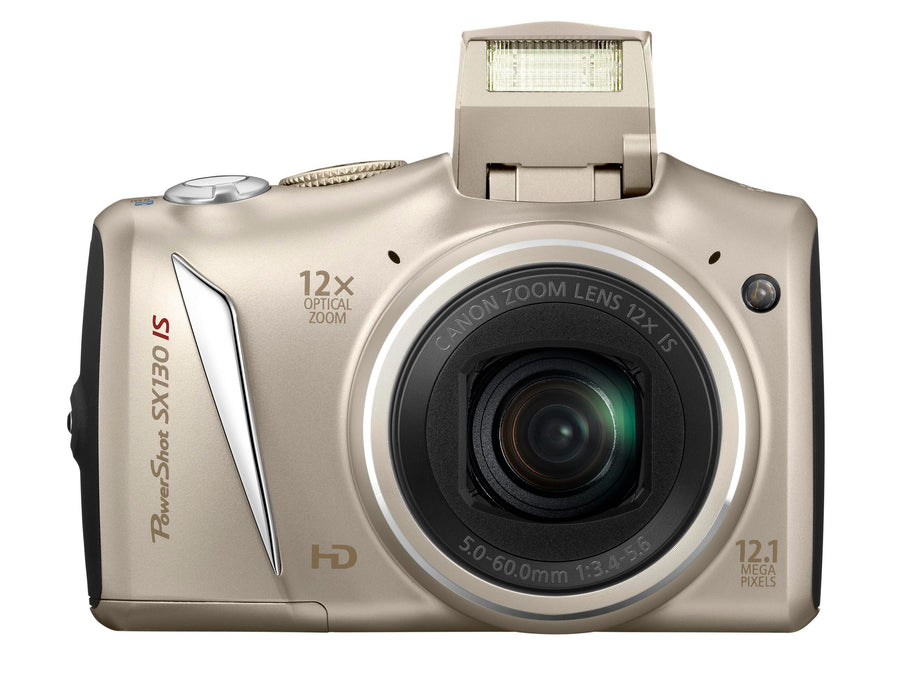 Canon-PowerShot SX130 IS Digitale Compact Camera - Zilver Tweedehands