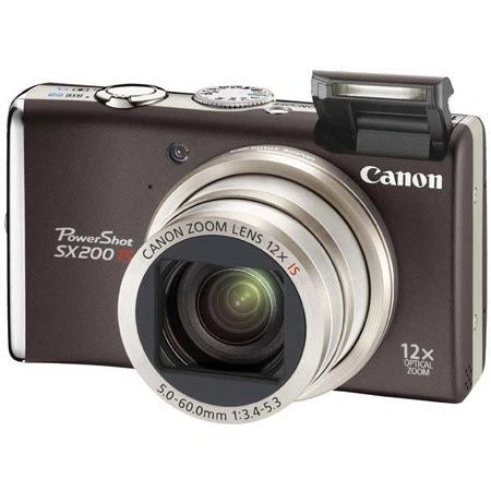 Canon-PowerShot SX200 IS Digitale Compact Camera - Bruin Tweedehands
