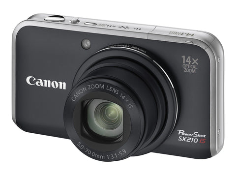 Canon-PowerShot SX210 IS Digitale Compact Camera - Grijs Tweedehands