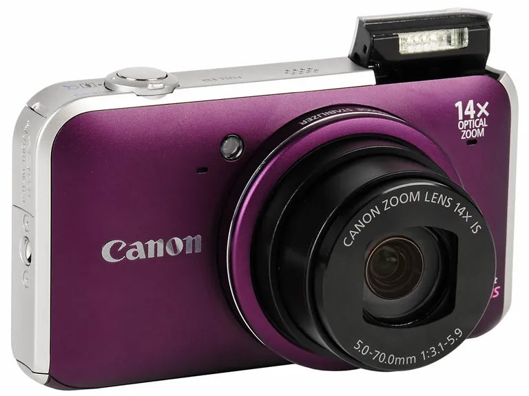 Canon-PowerShot SX220 HS Digitale Compact Camera - Paars Tweedehands