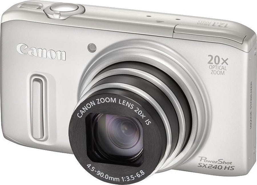 Canon-PowerShot SX240 HS Digitale Compact Camera - Zilver Tweedehands