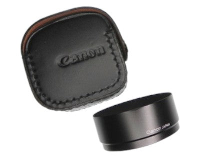 Canon-S-60 Metalen Zonnekap / Lens hood Incl. Case (Nieuw)