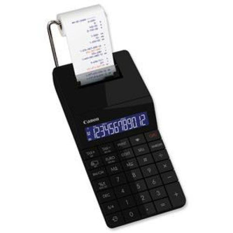 Canon-X Mark I Print Printende Calculator 12-cijferig + 10 Rollen - Zwart (Nieuw)