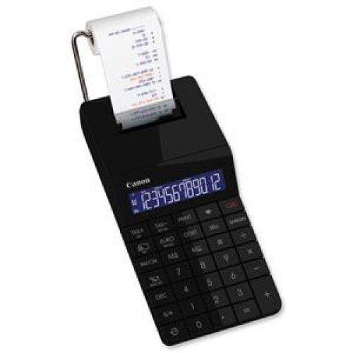 Canon-X Mark I Print Printende Calculator 12-cijferig + 10 Rollen - Zwart (Nieuw)