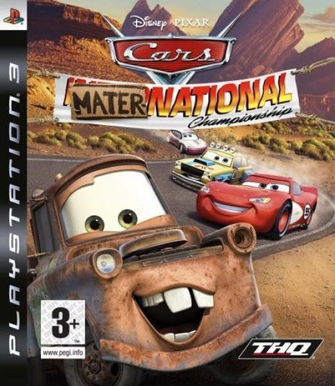 PlayStation 3 Disney Pixar Cars Mater-National Championship, doos voorkant, tweedehands