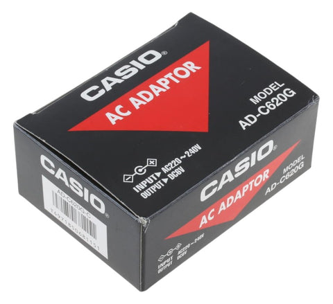 Casio AC adapter AD-C620G voor Casio-camera's, doos voorkant, nieuw in verpakking