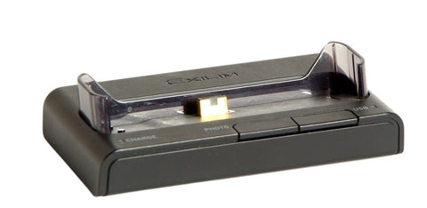 Casio CA-33 cradle oplaadstandaard voor Exilim camera, zwart, bovenkant