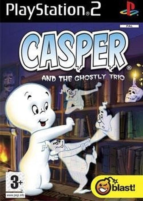 PlayStation 2 Casper and the Ghostly Trio, doos voorkant, tweedehands