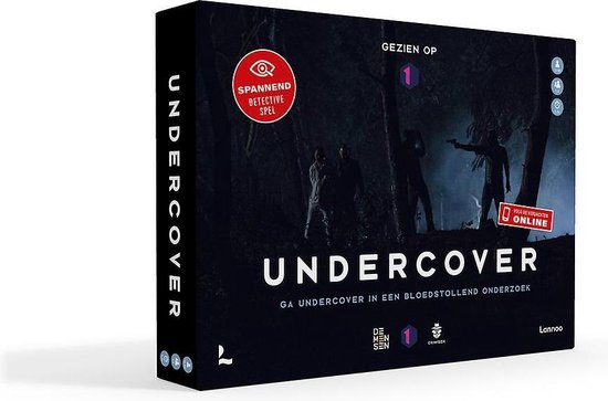 Crimibox-Undercover - Detective Spel Bordspel (Nieuw)