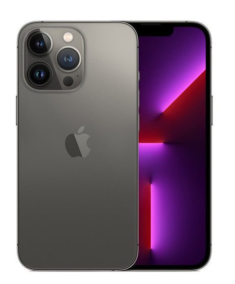 Apple iPhone 13 Pro 256GB, grafiet, achterkant met camera en voorkant