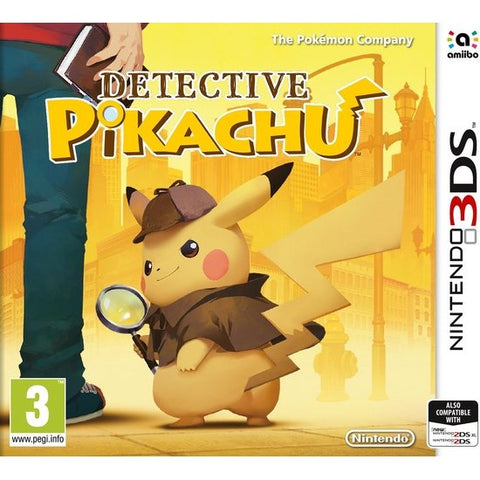 Nintendo 3DS Detective Pikachu, doos voorkant, tweedehands
