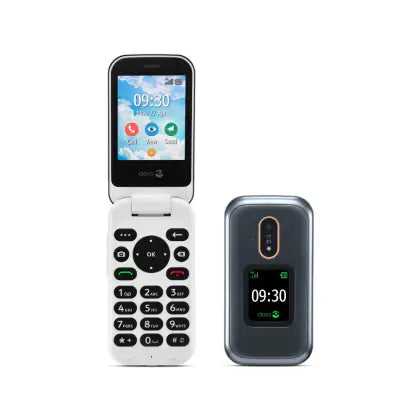 Doro-7080 - Klaptelefoon met Grote Knoppen voor Senioren - Zwart Tweedehands