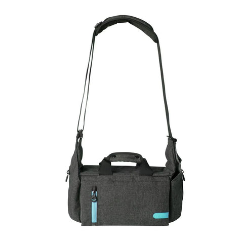 Dörr-City Pro L Messenger Cameratas (36 × 24 × 15 cm) - Blauw/Grijs (Nieuw)