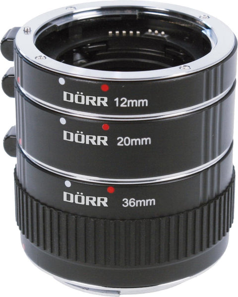 Dörr-Extension Tube Set 12/20/36 mm voor Sony (Nieuw)