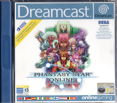 Dreamcast-Phantasy Star Online Tweedehands