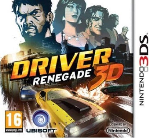 Nintendo 3DS Driver Renegade 3D, doos voorkant, tweedehands