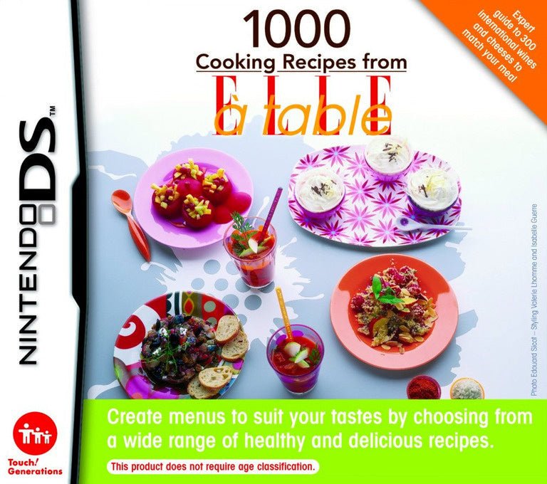 DS-1000 Cooking: Recipes from Elle à Table Tweedehands