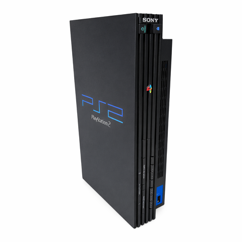 Sony-Playstation 2 Phat - Losse Console (Zonder kabels) - Zwart-tweedehands