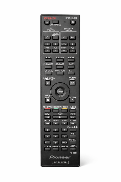Pioneer-RC-2931 Afstandsbediening voor Pioneer Blu-ray Speler (BDP-440, BDP-450, BDP-140, BDP-150, BDP-LX55)-tweedehands