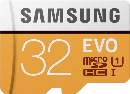 Samsung 32GB microSDHC geheugenkaart