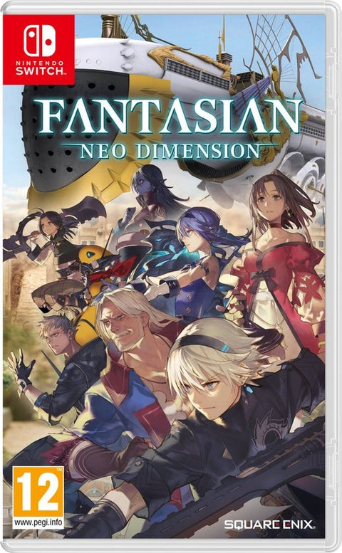 Nintendo Switch Fantasian Neo Dimension, doos voorkant, tweedehands