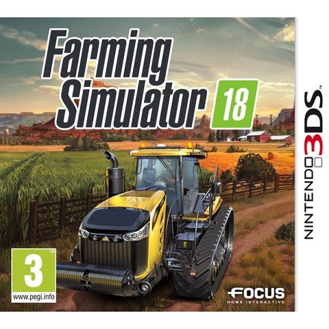 Nintendo 3DS Farming Simulator 18, doos voorkant, tweedehands