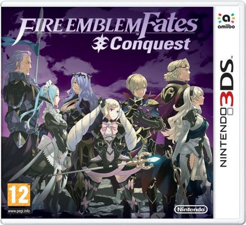 Nintendo 3DS Fire Emblem Fates Conquest, doos voorkant, tweedehands
