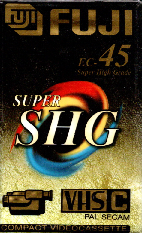 Fuji-EC-45 Super SHG VHS-C Compact Videocassette (Nieuw)