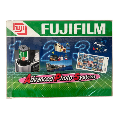 Fujifilm APS promotiebord Advanced Photo System 24mm film, dubbelzijdig, voorkant met formaten C, H en P, tweedehands