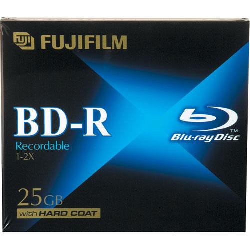 Fujifilm-BD-R 25GB 1–2x Blu-ray Disc met Hard Coat (Jewel Case) 5-Pack (Nieuw)