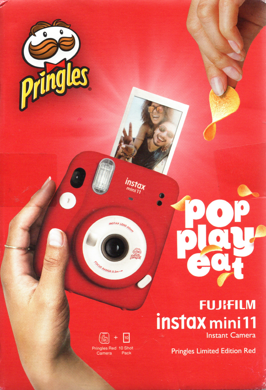 Fujifilm-Instax Mini 11 Instant Camera - Pringles Limited Edition (Nieuw)