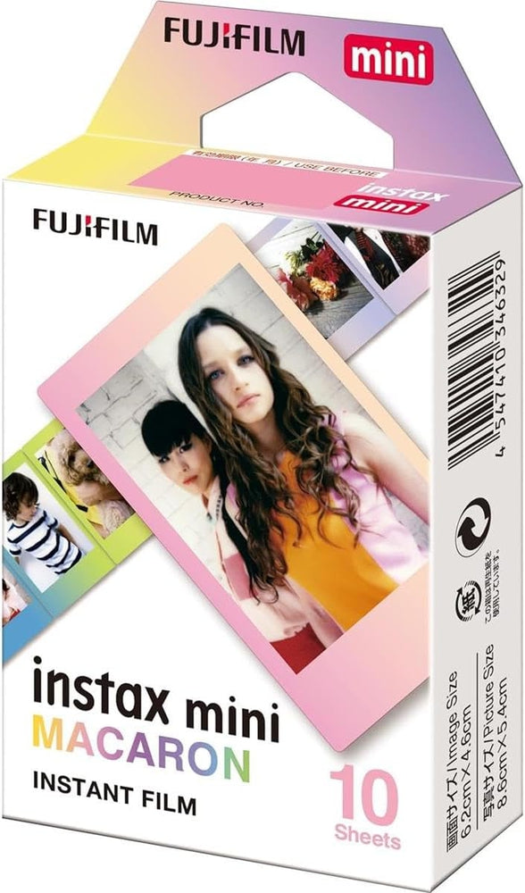Fujifilm-Instax Mini Film - Macaron - 10 Stuks (Nieuw)