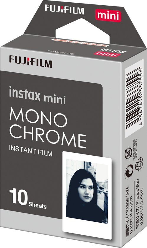 Fujifilm-Instax Mini Film - Mono Chrome - 10 stuks (Expired) Tweedehands