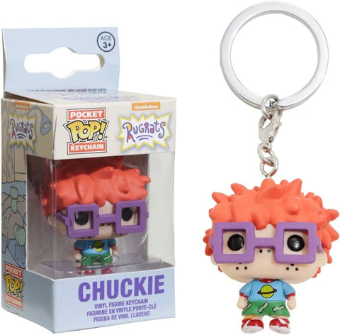 Funko-Pocket Pop! Keychain / Sleutelhanger Rugrats: Chuckie (Nieuw)