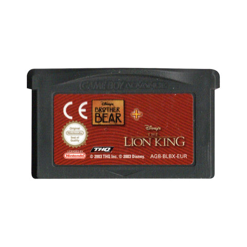 Game Boy-2 Games In 1 Disney's Brother Bear + Disney's The Lion King Tweedehands