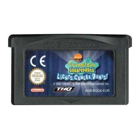 Game Boy Advance-Spongebob Squarepants: Lights, Camera, Pants! (Losse cassette)-tweedehands