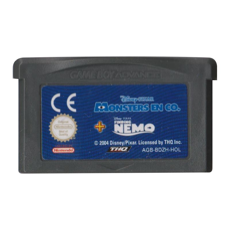 Game Boy-Disney’s Monsters en Co. + Finding Nemo (Losse Cassette) Tweedehands