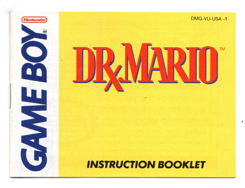 Game Boy-Dr. Mario - Manual/Handleiding Tweedehands