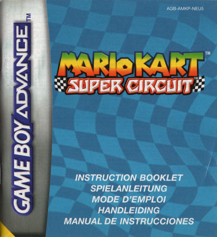 Game Boy-Mario Kart: Super Circuit - Manual/Handleiding Tweedehands