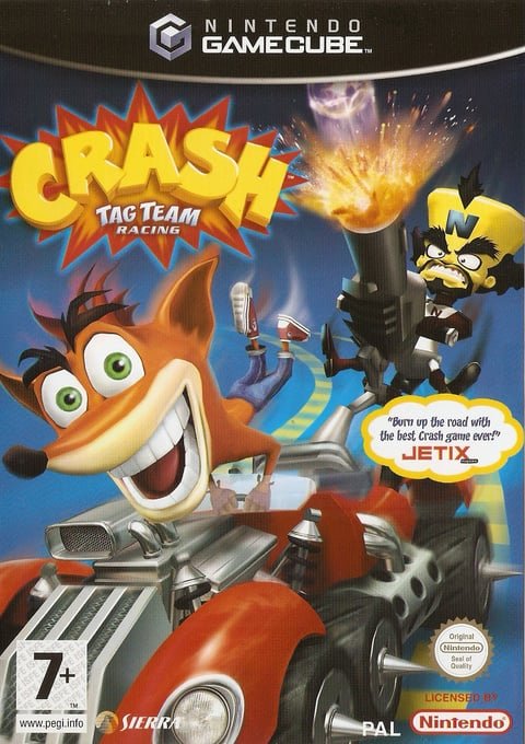 Gamecube-Crash Tag Team Racing Tweedehands