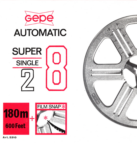 Gepe-Gepe Automatic Super Single 2 X 8 mm Film Reel - 180 m (Nieuw)