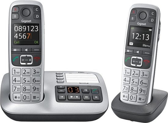 Gigaset-E560A - Duo DECT Vaste Huistelefoons Set - Extra grote knoppen + Geluid Tweedehands