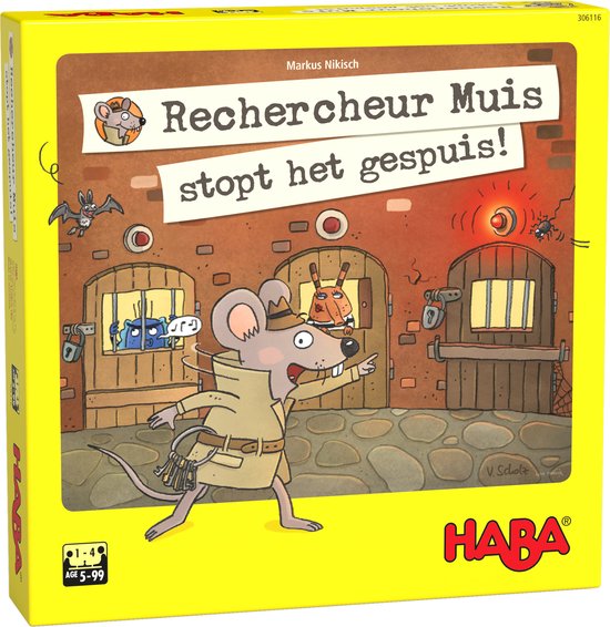 Haba-Rechercheur Muis Stopt Het Gespuis! Bordspel (Compleet) Tweedehands