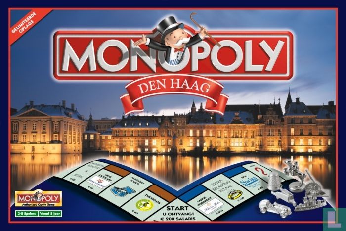 Hashbro-Monopoly - Den Haag - Bordspel (Nieuw)