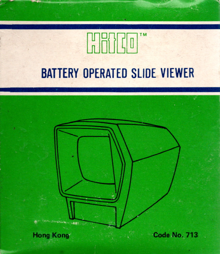 Hitco-713 Battery Operated Slide Dia Viewer voor 35mm Dia's (Nieuw)